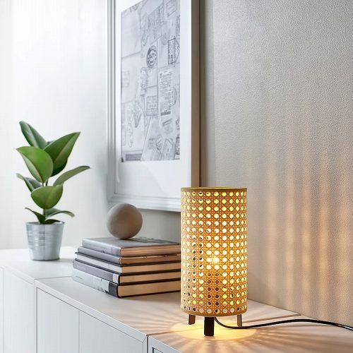 イケア（IKEA） テーブルランプ ベージュ ブラック 26cm m30504990