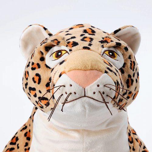 イケア（IKEA） ソフトトイ ぬいぐるみ ヒョウ ベージュ 80cm