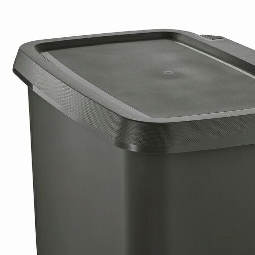 イケア（IKEA） ペダル式ゴミ箱 ダークグレー 50L m30514098 KNOCKLA