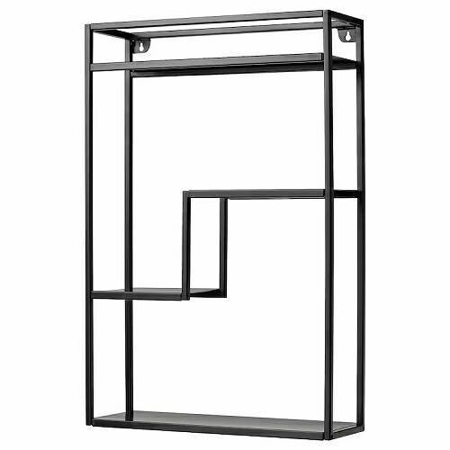 イケア（IKEA） ディスプレイシェルフ チャコール 飾り棚 40x60cm