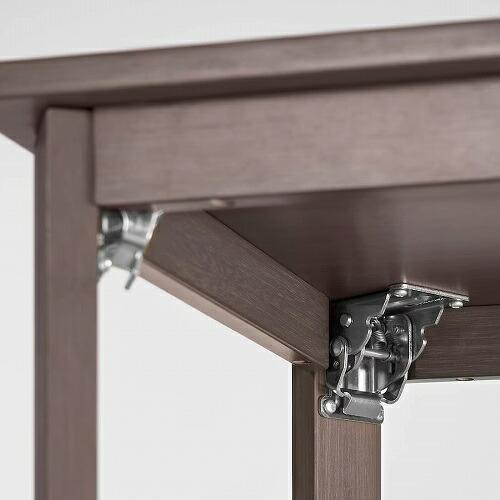 イケア IKEA コーヒーテーブル 折りたたみ式 ブラウン 65x45cm