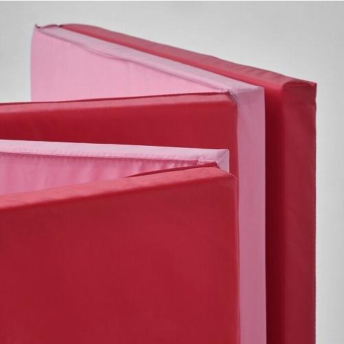 イケア（IKEA） 折りたたみ式ジムマット ピンク レッド 78x185cm