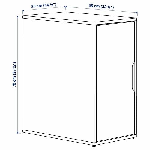 イケア（IKEA） 収納ユニット ホワイト 白 36x70cm m30563753 ALEX