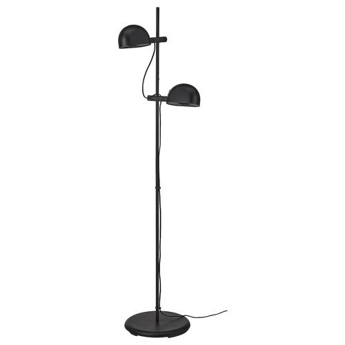 IKEA イケア　フォルクボート　フロアランプ 2スポット　ブラック イケア（IKEA） フロアランプ 2スポット ブラック m30566676 FOLKBAT