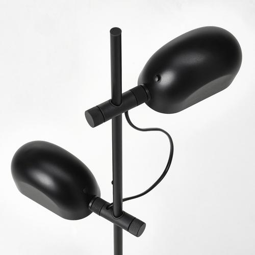 IKEA イケア　フォルクボート　フロアランプ 2スポット　ブラック イケア（IKEA） フロアランプ 2スポット ブラック m30566676 FOLKBAT
