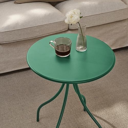 イケア（IKEA） サイドテーブル ダークグリーン 46cm m30578976
