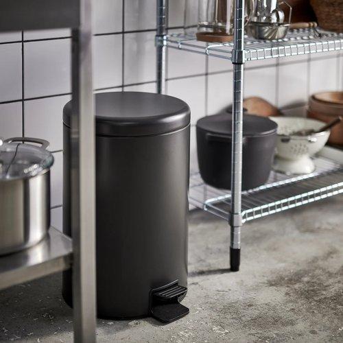イケア（IKEA） ペダル式ゴミ箱 チャコール 18l m30595400 STENTRAPPA