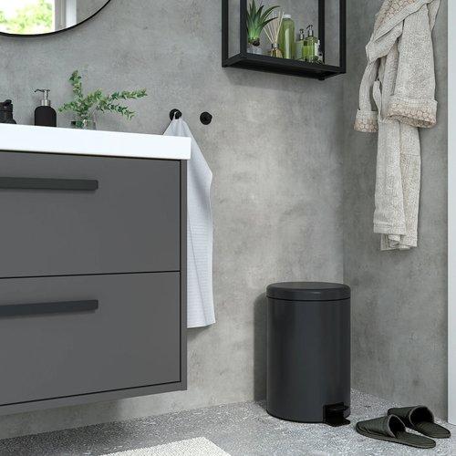 イケア（IKEA） ペダル式ゴミ箱 チャコール 18l m30595400 STENTRAPPA