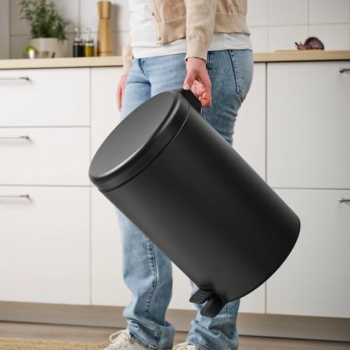 イケア（IKEA） ペダル式ゴミ箱 チャコール 18l m30595400 STENTRAPPA