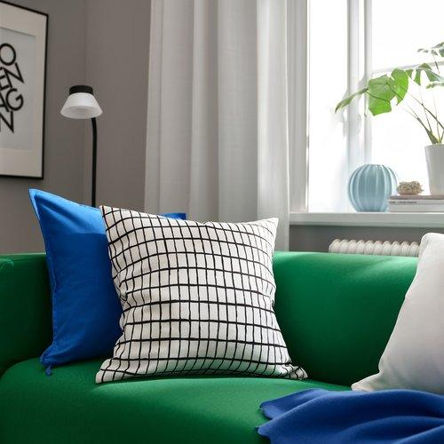 【未使用】IKEA キリム ハンドメードクッションカバー 50 x 50 cm イケア（IKEA） 【カバーのみ】IKEA クッションカバー ホワイト