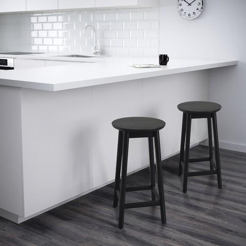 イケア（IKEA） カウンターチェア カウンターの高さ ブラック 62cm 