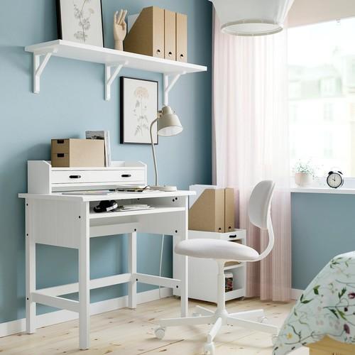 イケア（IKEA） デスク ホワイト 85x 53x75cm m30609954 BRYTNING