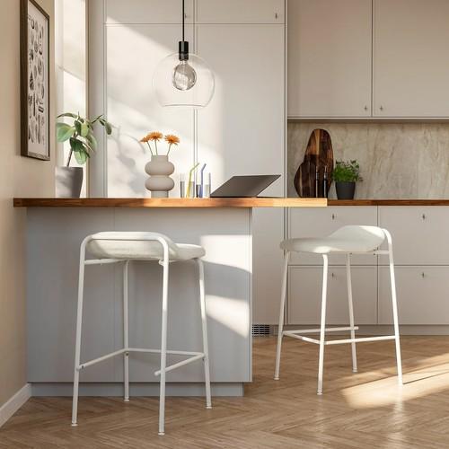 超美品　カウンターチェア ホワイト　／ IKEA イケア（IKEA） カウンターチェア カウンターの高さ ホワイト