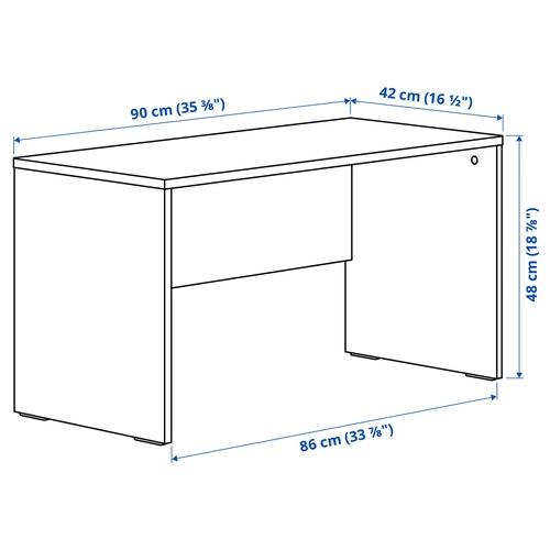 IKEA ベンチ イケア（IKEA） ベンチ ホワイト 90x 42x48cm m30615672 LASTARE