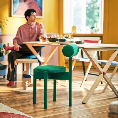 イケア（IKEA） チェア ブライトグリーン/クネーベック ブライト