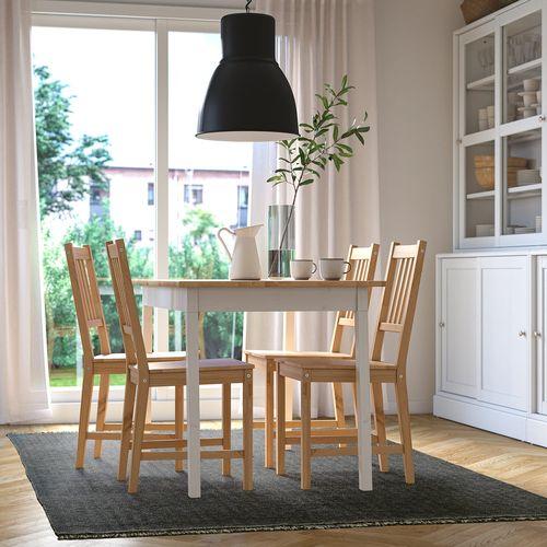 イケア（IKEA） ラグ 平織り ダークブルー/ライトベージュ 170x240cm