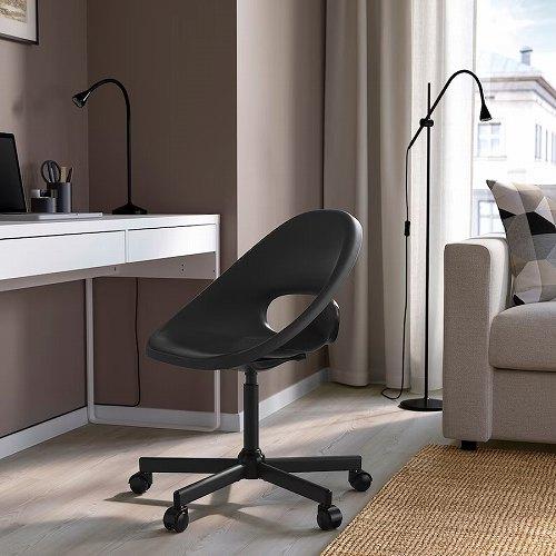 イケア（IKEA） MALSKAR マルシェール 回転チェア ダークグレー