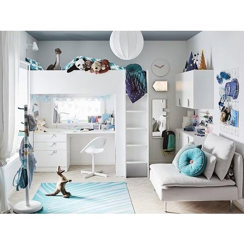 イケア（IKEA） SIBBEN スィッベン 子ども用デスクチェア ホワイト