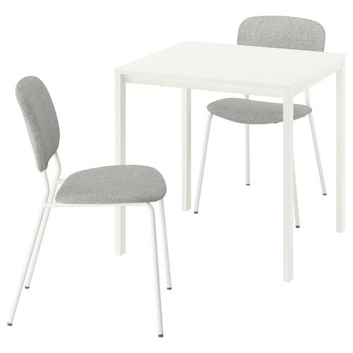 イケア（IKEA） テーブル＆チェア2脚 ホワイト ホワイト/ホワイト 74