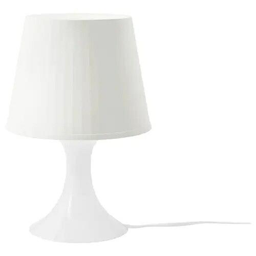 イケア IKEA テーブルランプ ホワイト 白 29cm m40076601 LAMPAN