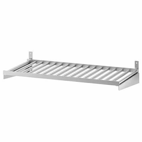 イケア（IKEA） 棚板 ステンレススチール 60cm m40334935 KUNGSFORS ク