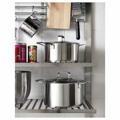 イケア（IKEA） 棚板 ステンレススチール 60cm m40334935 KUNGSFORS ク