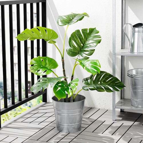 イケア IKEA 人工観葉植物 7号 室内 屋外用 モンステラ 19x90cm イケア IKEA 人工観葉植物 7号 室内 屋外用 モンステラ 19x90cm
