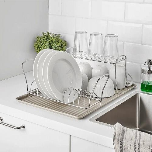 IKEA ラック イケア（IKEA） 水切りラック ステンレススチール12x32cm m40473714