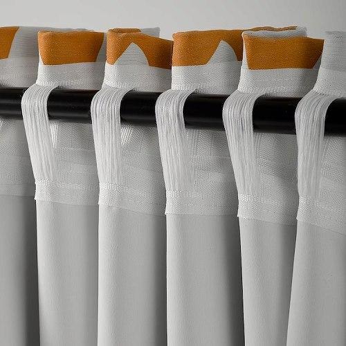 イケア（IKEA） 遮光カーテン（わずかに透光） 1組 イエロー 145x250cm