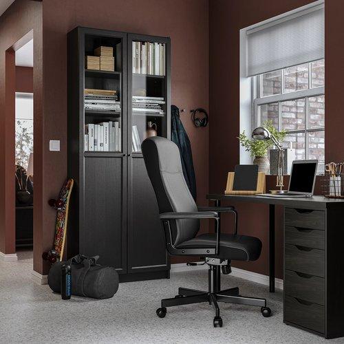 イケア（IKEA） 回転チェア ムールム ブラック黒 m40489395 MILLBERGET