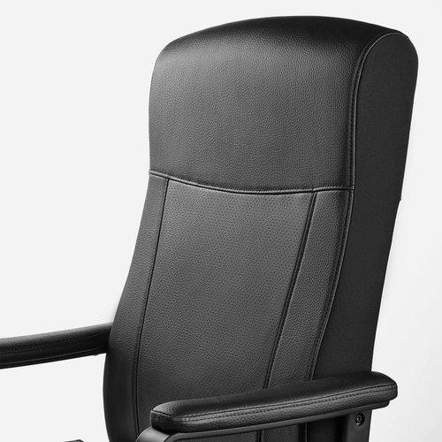 イケア（IKEA） 回転チェア ムールム ブラック黒 m40489395 MILLBERGET 