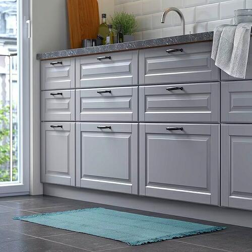 イケア（IKEA） ラグ 平織り ライトブルー 55x85cm m40528877 SORTSO