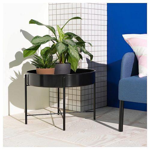 イケア（IKEA） プラントスタンド ブラック 黒 58cm m40560971
