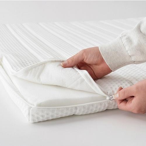 イケア（IKEA） マットレストッパー（パッド） ホワイト シングル