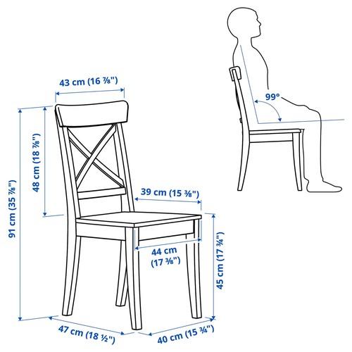 イケア（IKEA） チェア ホワイト m40572672 ROSENTORP ローセントルプ
