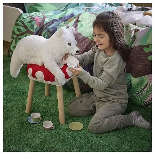 イケア（IKEA） ぬいぐるみ ホッキョクギツネ ホワイト 60cm m40576892
