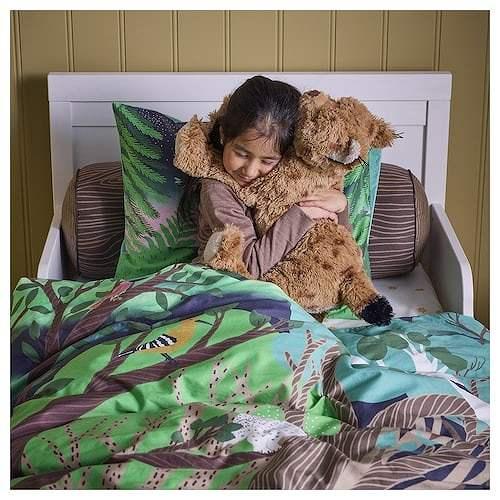 イケア（IKEA） ぬいぐるみ オオヤマネコ オレンジ ブラウン 63cm