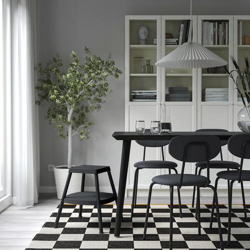 イケア（IKEA） ステップスツール 4面仕様 ブラックグレー m40586018