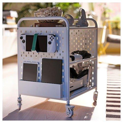 IKEA イケア シェルフユニット キャスター付き ホワイト 白 56x62cm m40586259 BRANNBOLL ブレンボール | イケア | 01