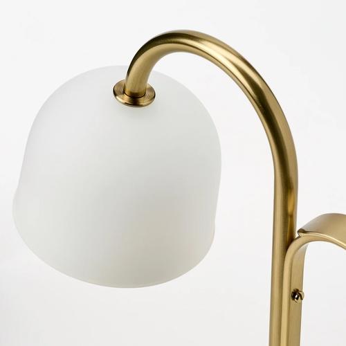 イケア（IKEA） LEDポータブルランプ 電池式 真ちゅう/オパール
