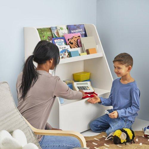 IKEA イケアホワイト棚　BERGIG ベリグ ブックディスプレイ 収納付き イケア（IKEA） ブックディスプレイ 収納付き ホワイト m40598101