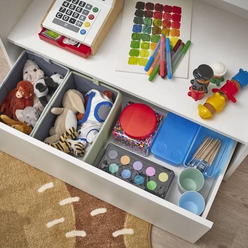 イケア（IKEA） ブックディスプレイ 収納付き ホワイト m40598101 