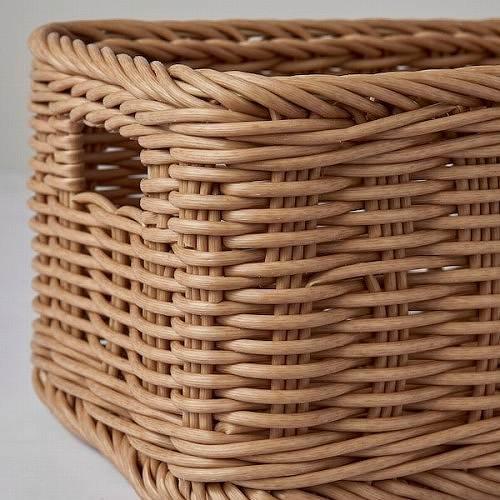 イケア（IKEA） バスケット プラスチックラタン 18x25x14cm m40604041
