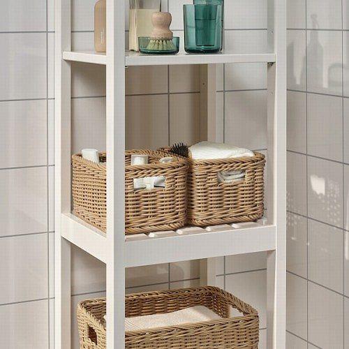 イケア（IKEA） バスケット プラスチックラタン 18x25x14cm m40604041