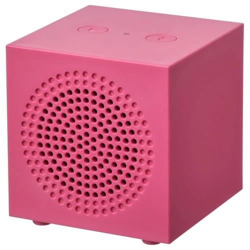 イケア（IKEA） ポータルブルBluetoothスピーカー ピンク m40605168