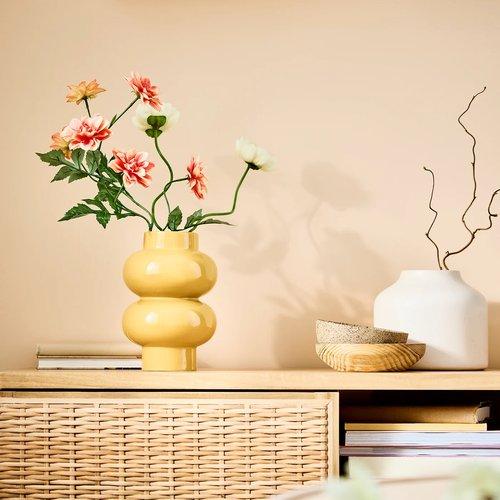 イケア（IKEA） 造花 室内/屋外用 ダリア/オレンジ 66 cm m40606059