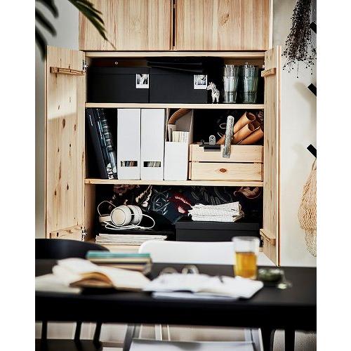 イケア（IKEA） キャビネット パイン材 80x30x83cm m50214999 IVAR