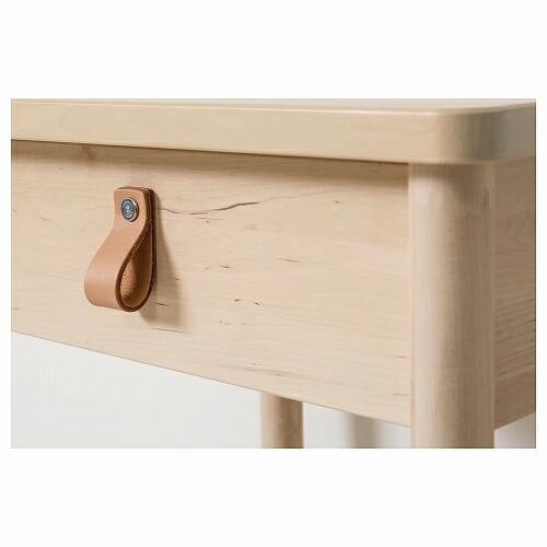 イケア（IKEA） ベッドサイドテーブル バーチ 48x38cm m50407361