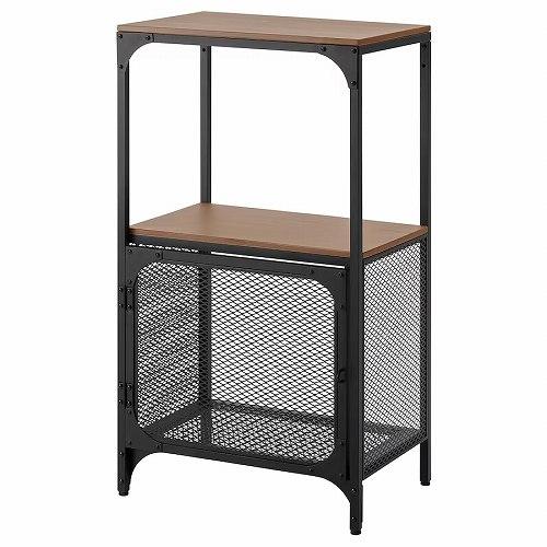 イケア（IKEA） シェルフユニット ブラック 黒 51x95cm m50463941