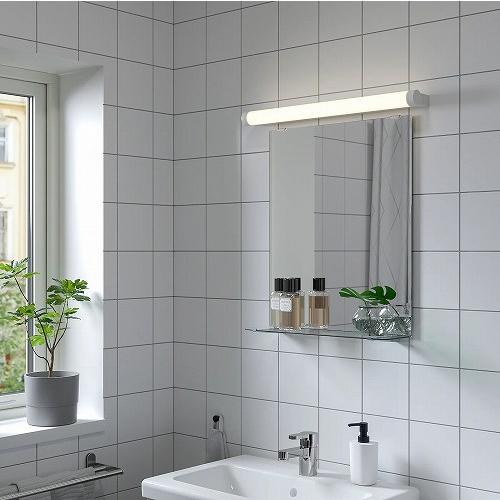 イケア（IKEA） ミラー シェルフ付き ホワイト 白 50x60cm m50470866